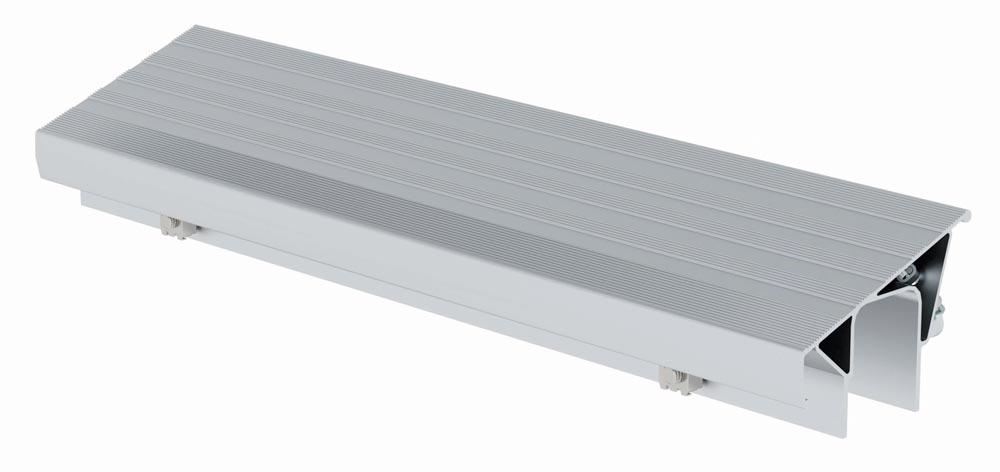 Stufenmodul für Sprossenleitern aus Alumium und GFK, Länge 356 mm
