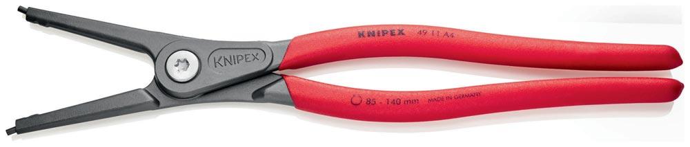 Präzisionssicherungsringzange A 4 für Wellen Ø 85 - 140 mm Länge 320 mm