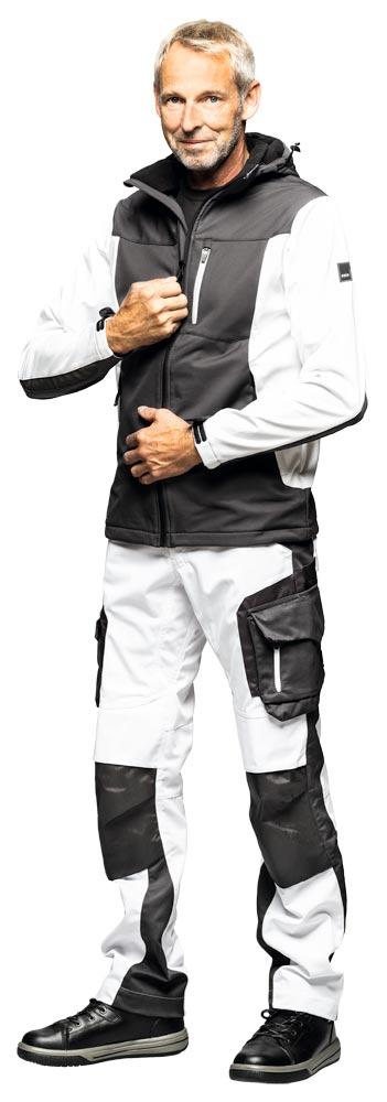 Softshell-Jacke JANNIK,grün-schwarz Gr. 3XL