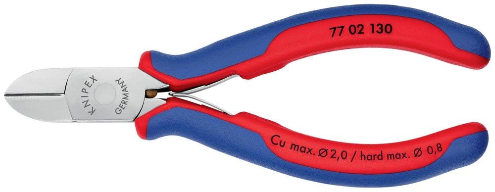 Elektronik-Seitenschneider Länge 130 mm Form 0 Facette ja Mehrkomponenten-Hüllen spiegelpoliert