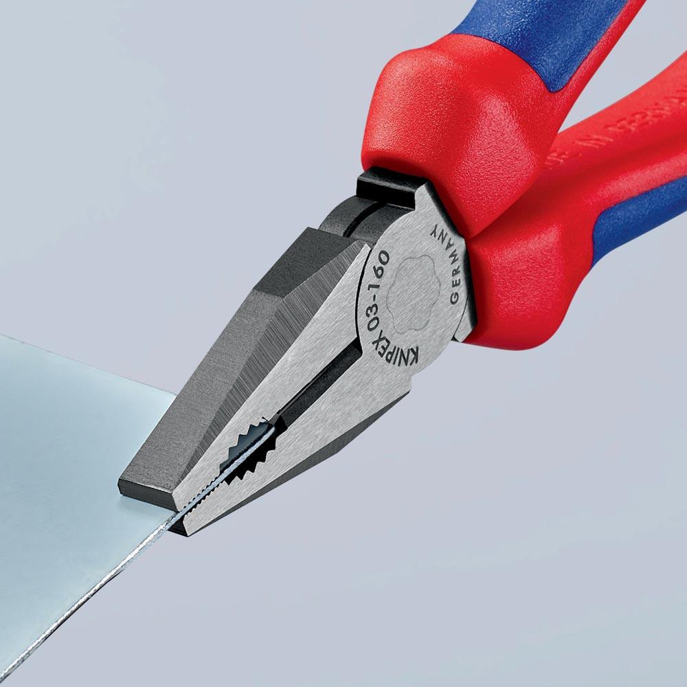 Kombizange Länge 160 mm poliert Comfort-Griffe