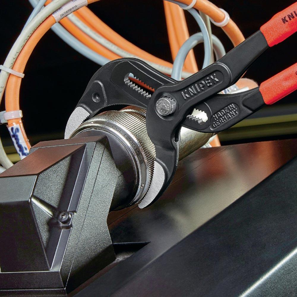 Syphon-/Connectorenzange Länge 250 mm Spannweite 25 - 80 mm schwarz atramentiert Syphon-/Connectorenzange Länge 250 mm Spannweite 25 - 80 mm schwarz atramentiert