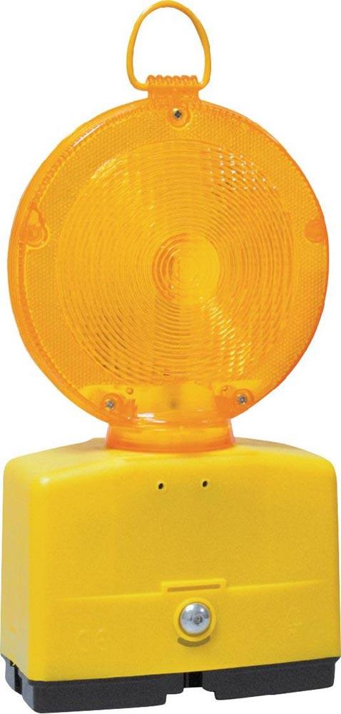 Baustellenwarnleuchte Nitra LED gelb Leuchtenkopf drehbar Baustellenwarnleuchte Nitra LED gelb Leuchtenkopf drehbar