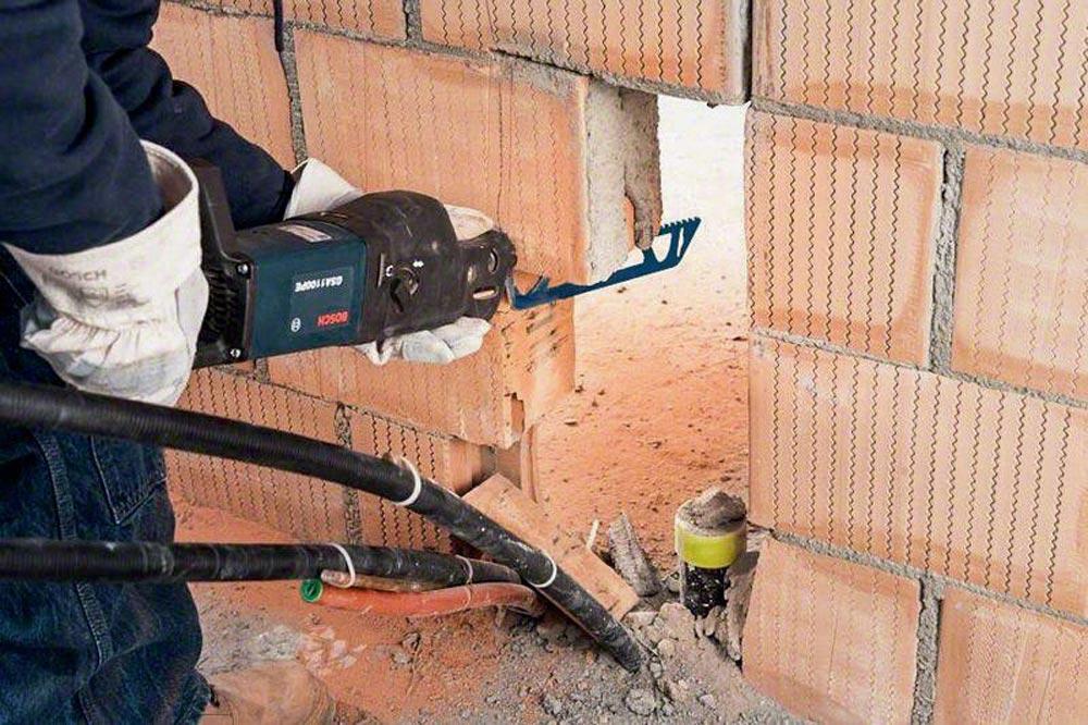 Säbelsägeblatt Expert Hollow Brick Länge 300 mm Breite 50 mm Zahnteilung TPI 2 12,7 mm S-Schaft 1 Stück / Karte