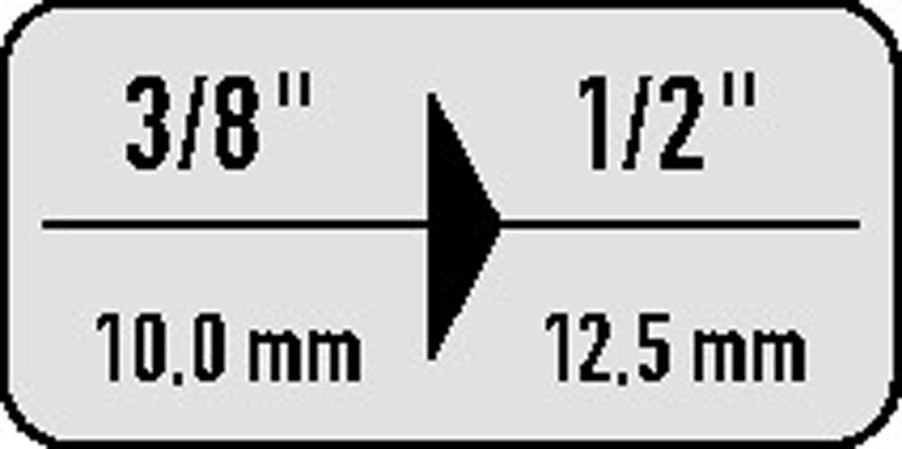 Vergrößerungsstück 3019 Antrieb 3/8  Abtrieb 1/2  Länge 35 mm