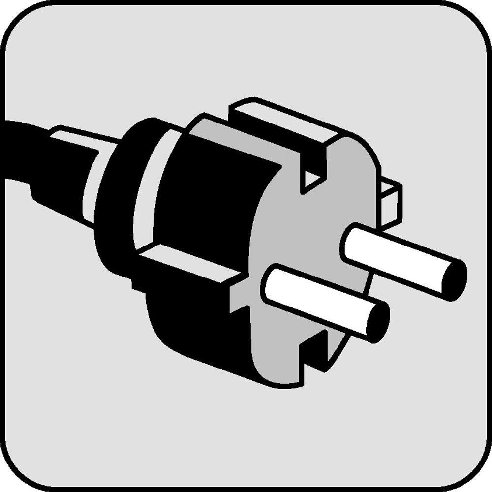 Schutzkontaktverlängerung 16 A 250 V 3-Wege-Kupplung 3 x 1,5 mm 10 m H07RN-F schwarz IP44