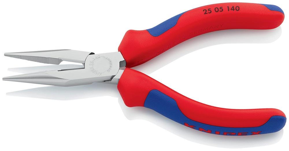 Flachrundzange Länge 140 mm flach/rund gerade Mehrkomponenten-Hüllen