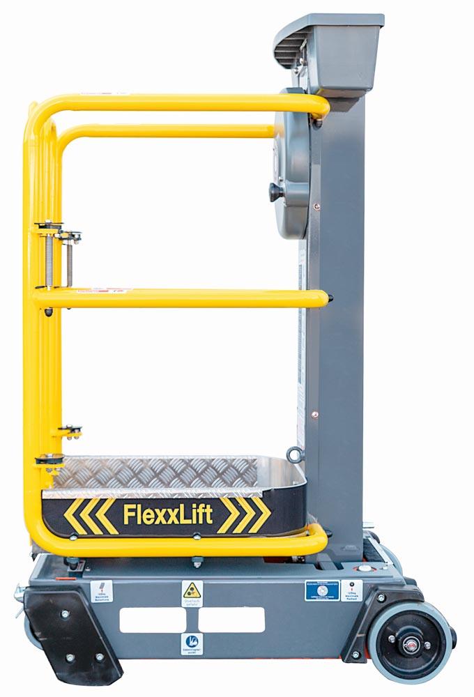 Kurbellift, maximale Arbeitshöhe 3,50m, Plattformgröße B x T 0,6 x 0,72m