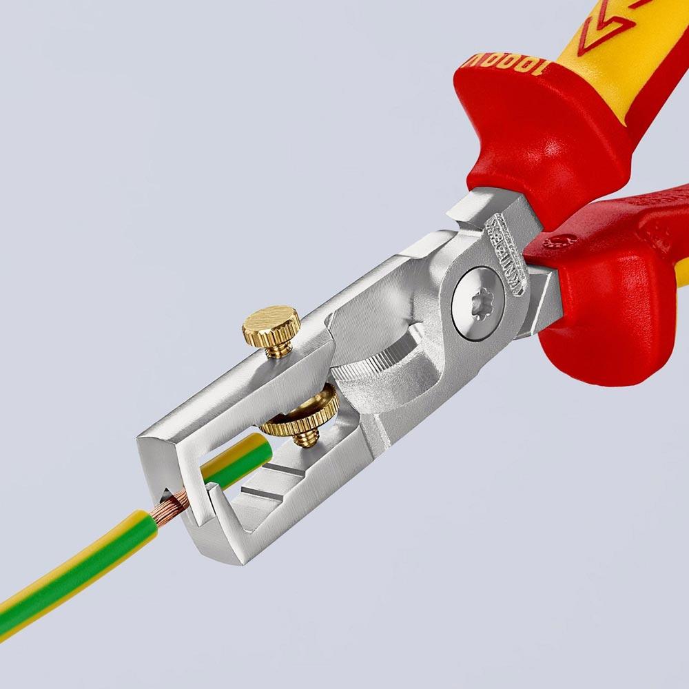 Abisolierzange StriX Länge 180 mm VDE verchromt Mehrkomponenten-Hüllen