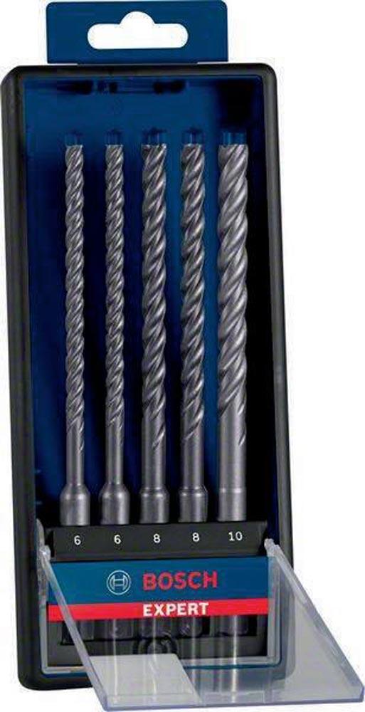 Hammerbohrersatz Expert SDS plus-7X 5- teilig SDS Plus Kunststoffkassette mit Euroloch Hammerbohrersatz Expert SDS plus-7X 5- teilig SDS Plus Kunststoffkassette mit Euroloch