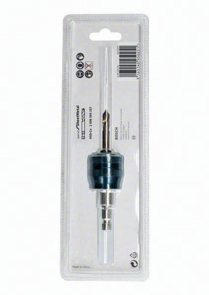 Adapter Power-Change + Hex 8,7 mm (3/8) 7,15 x 65 mm HSS-G Lochsägen 16-152mm