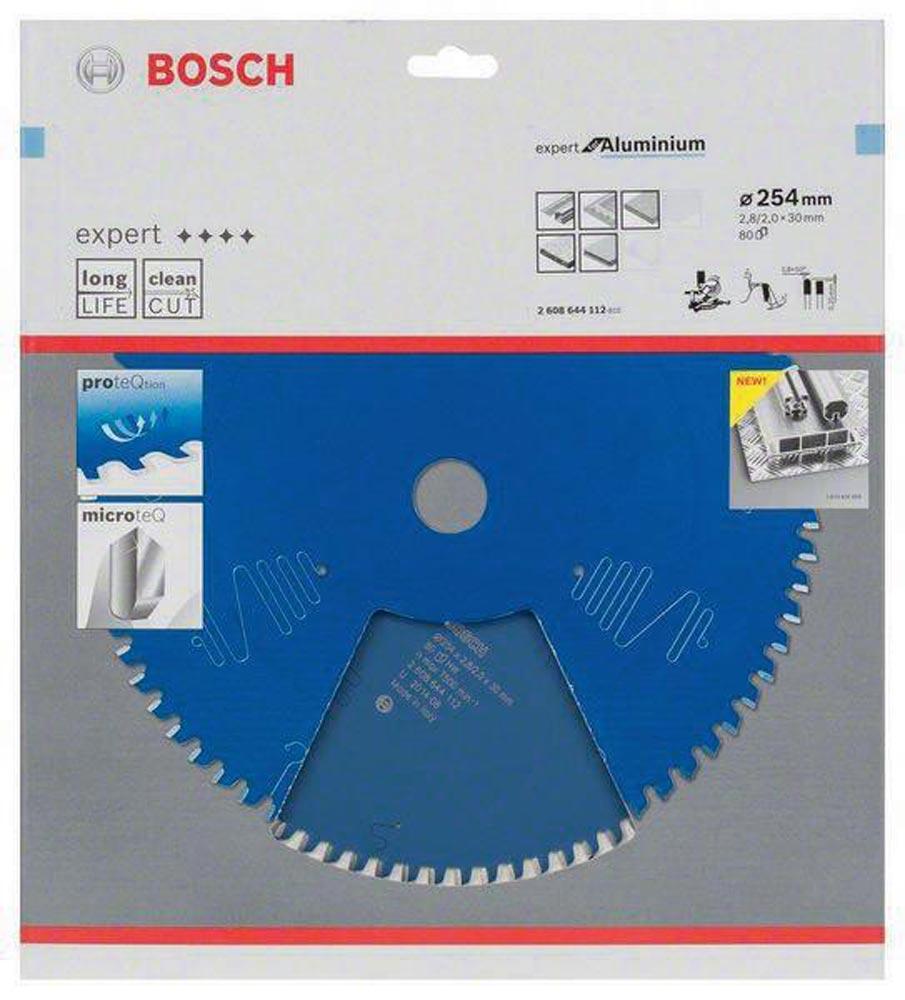 Kreissägeblatt Außen-Ø 254 mm Zähnezahl 80 HLTCG Schnittbreite 2,8 mm