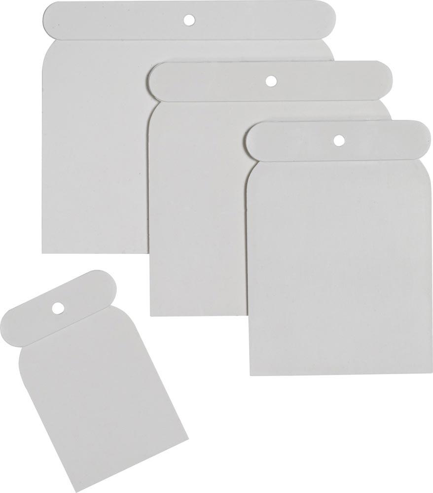 Japanspachtelsatz 4-teilig Kunststoff je 1 Spachtel 50/80/100/120 mm Breite im Klarsichtbeutel Japanspachtelsatz 4-teilig Kunststoff je 1 Spachtel 50/80/100/120 mm Breite im Klarsichtbeutel
