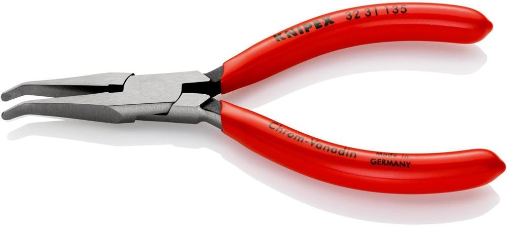 Justierzange Länge 135 mm 40 gewinkelt flach Kunststoffüberzug