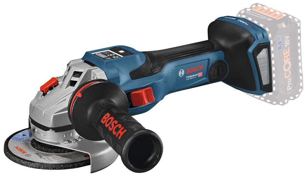 BOSCH Akku-Winkelschleifer GWS 18 V-15 SC in L-Boxx (o. Akku/Lader)