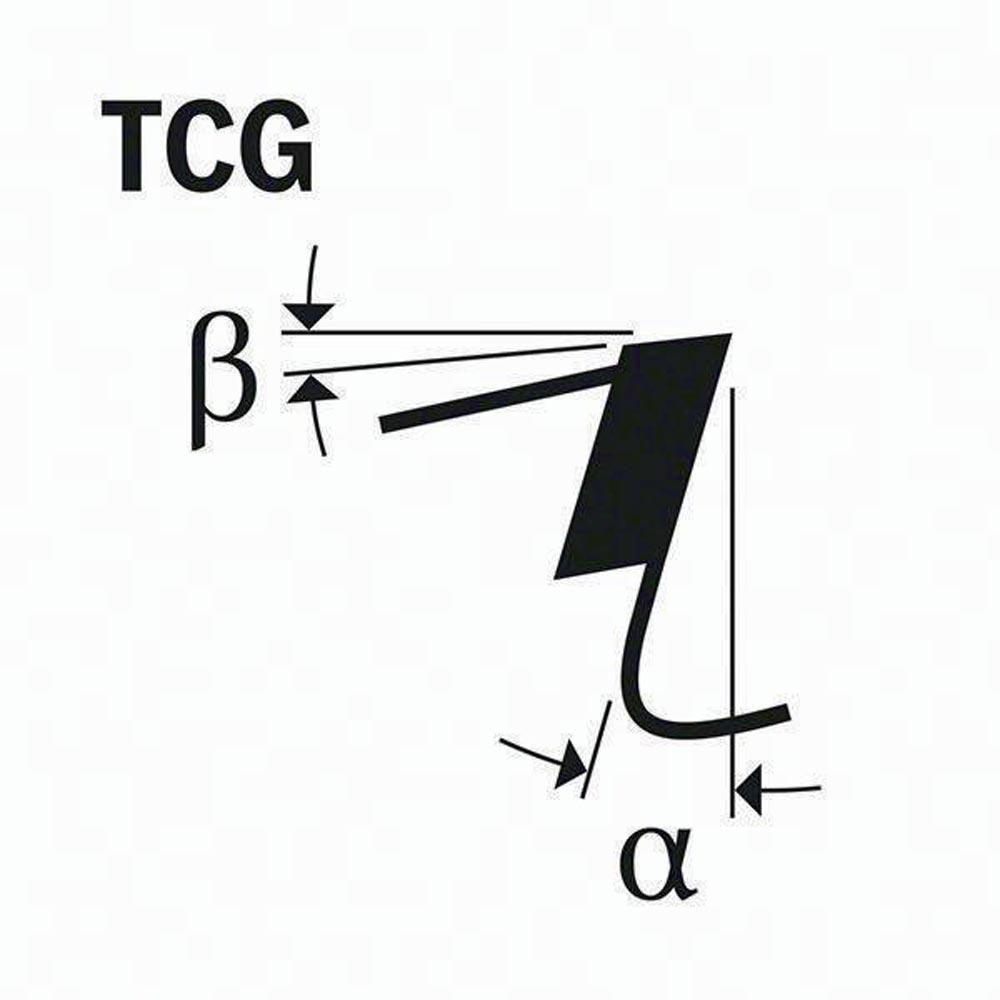 Kreissägeblatt Außen-Ø 165 mm Zähnezahl 4 TCG Bohrung 20 mm Schnittbreite 2,2 mm HM