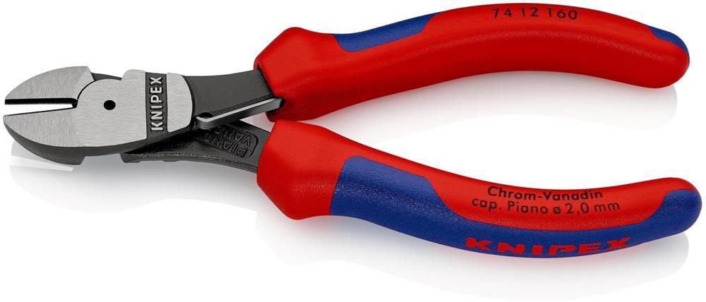Kraftseitenschneider Länge 160 mm poliert Form 1 Mehrkomponenten-Hüllen