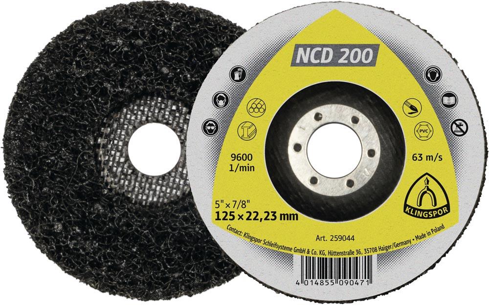 Grobreinigungsscheibe NCD 200 Ø125xmm Bohrung 22,23 mm