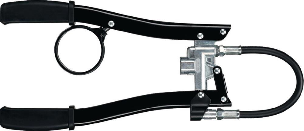 Zweihandfettpresse ZHFP für 500 g Schraubkartuschen Zweihandfettpresse ZHFP für 500 g Schraubkartuschen