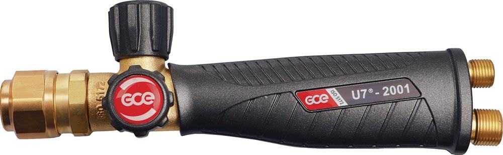 Griffstück RHÖNA Kombi 17 Aluminium Monoblockventil M 21,5 x 20 Gg 17 mm