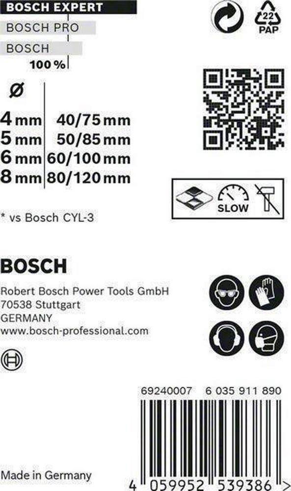 Bohrersatz Expert MultiConstruction CYL-9 4-teilig 4/5/6/8 mm zylindrisch Bohrersatz Expert MultiConstruction CYL-9 4-teilig 4/5/6/8 mm zylindrisch