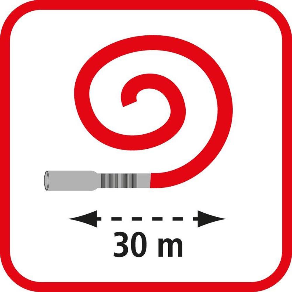 Inspektionskamera ROCAM® 4 PLUS Kamerakopf-Ø 30 mm Kabellänge 30 m Kabel-Ø 7 mm 18 V / 4,0 Ah Ø 70 - 150 mm