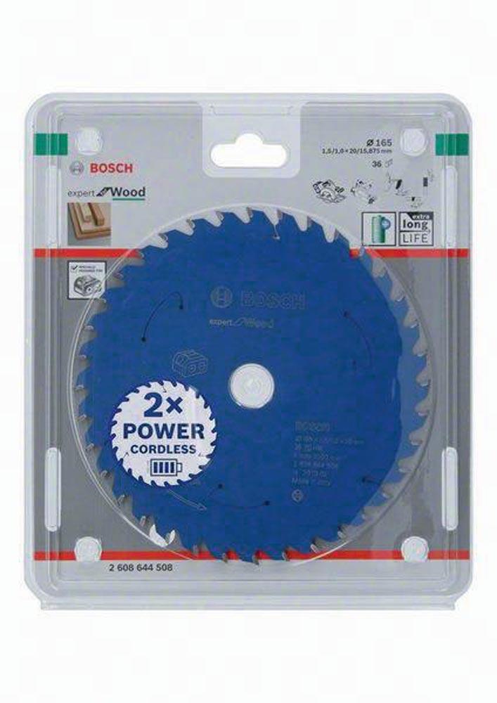 Kreissägeblatt Expert for Wood Außen-Ø 165 mm Zähnezahl 36 WZ Bohrung 20 mm Schnittbreite 1,5 mm HM Kreissägeblatt Expert for Wood Außen-Ø 165 mm Zähnezahl 36 WZ Bohrung 20 mm Schnittbreite 1,5 mm HM
