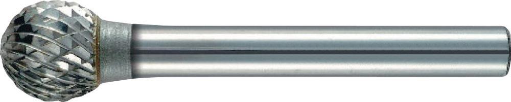 Frässtift KUD Ø 3 mm Kopflänge 2,5 mm Schaft-Ø 3 mm Hartmetall Verzahnung Kreuz