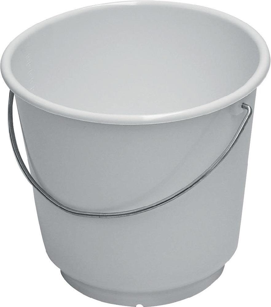 Eimer 10 l Polyethylen weiß lebensmittelecht Ø 290 mm Höhe 265 mm