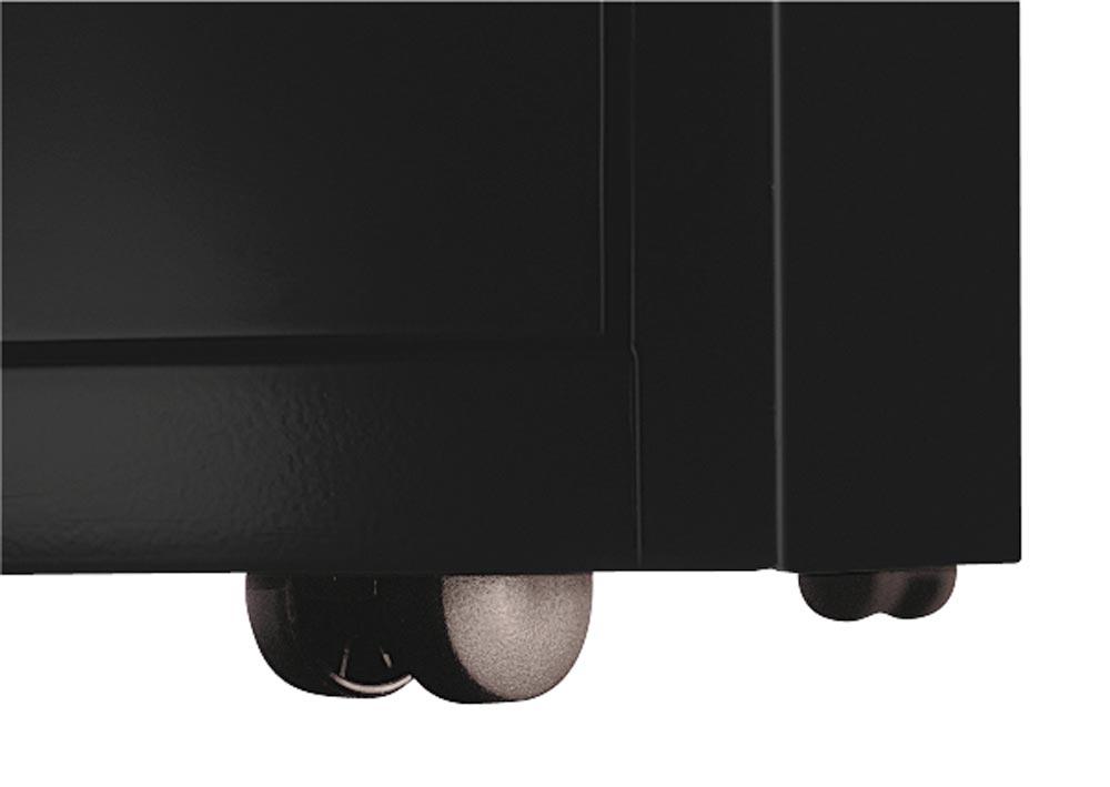 Rollcontainer, BxTxH 413x400x528 mm, 3 Schubladen, schwarz