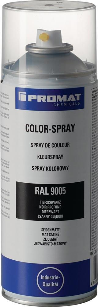 Colorspray tiefschwarz seidenmatt RAL 9005 400 ml Spraydose