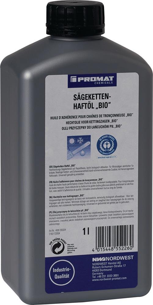 Sägekettenhaftöl BIO 52 mm/s (bei 40C) 1 l Flasche