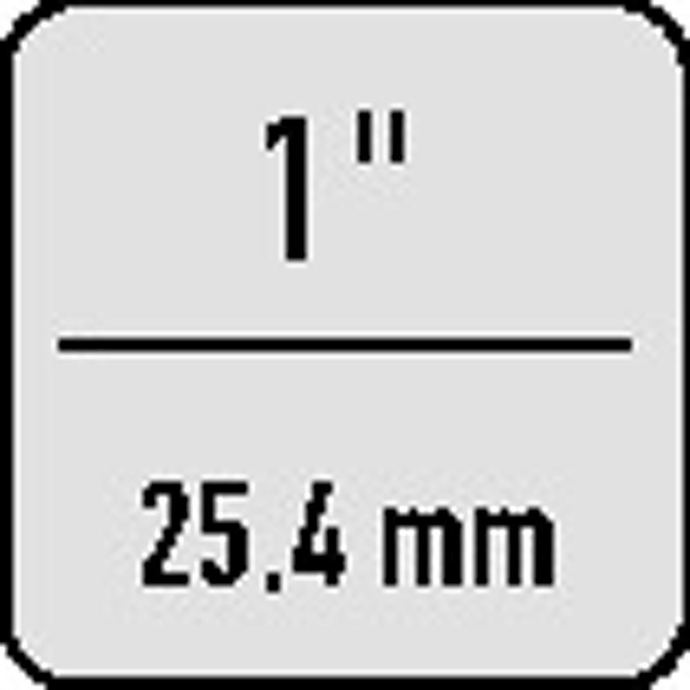 Steckschlüsseleinsatz D 21 1  12-kant Schlüsselweite 36 mm Länge 70 mm
