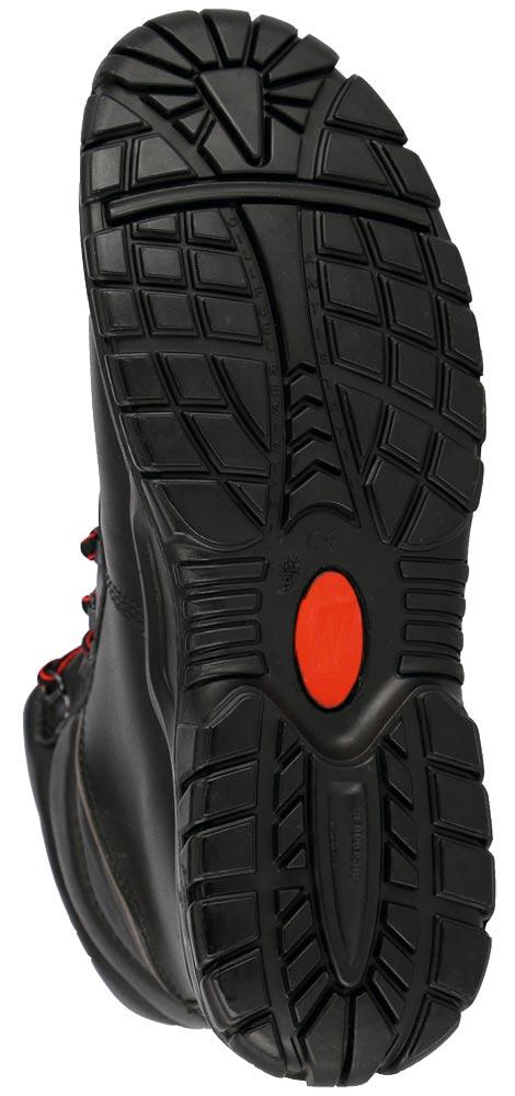 Sicherheitswinterstiefel hoch POWER STEP MID+ W Gr. 50 schwarz S3 CI HI HRO SRC Weite 11 Vollleder widerstandsfähige PU / Nitril-Laufsohle
