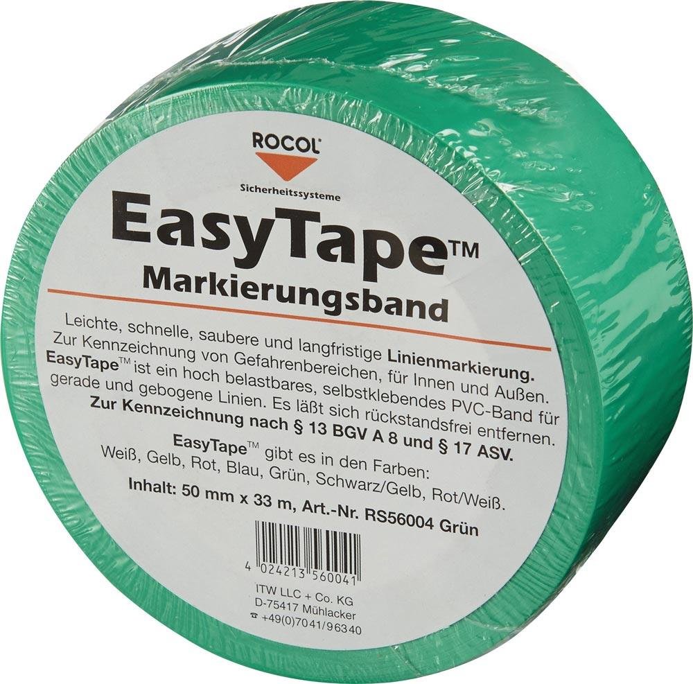 Bodenmarkierungsband Easy Tape PVC grün Länge 33 m Breite 50 mm Rolle