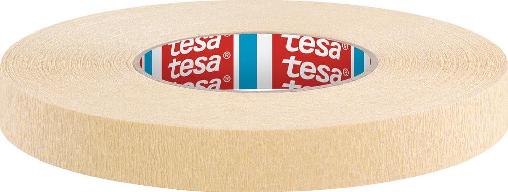 Kreppband tesakrepp® 4322 stark gekreppt chamois Länge 50 m Breite 19 mm Rolle