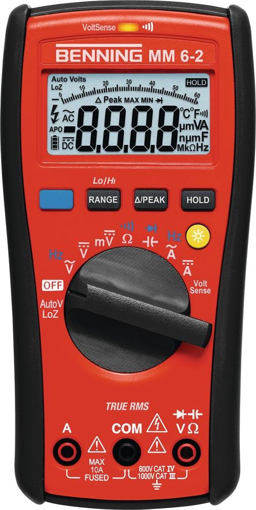 Multimeter MM 6-2 0,000 V -1000 V AC/DC TRUE RMS