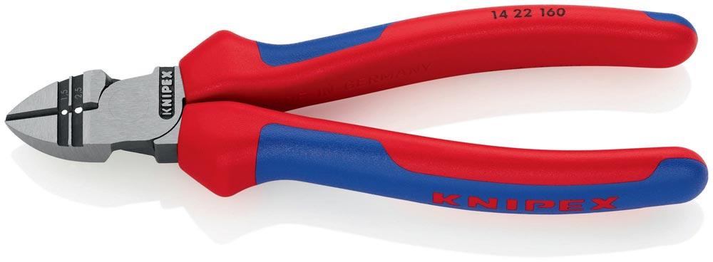 Abisolierseitenschneider Länge 160 mm 1,5 / 2,5 mm poliert Mehrkomponenten-Hüllen