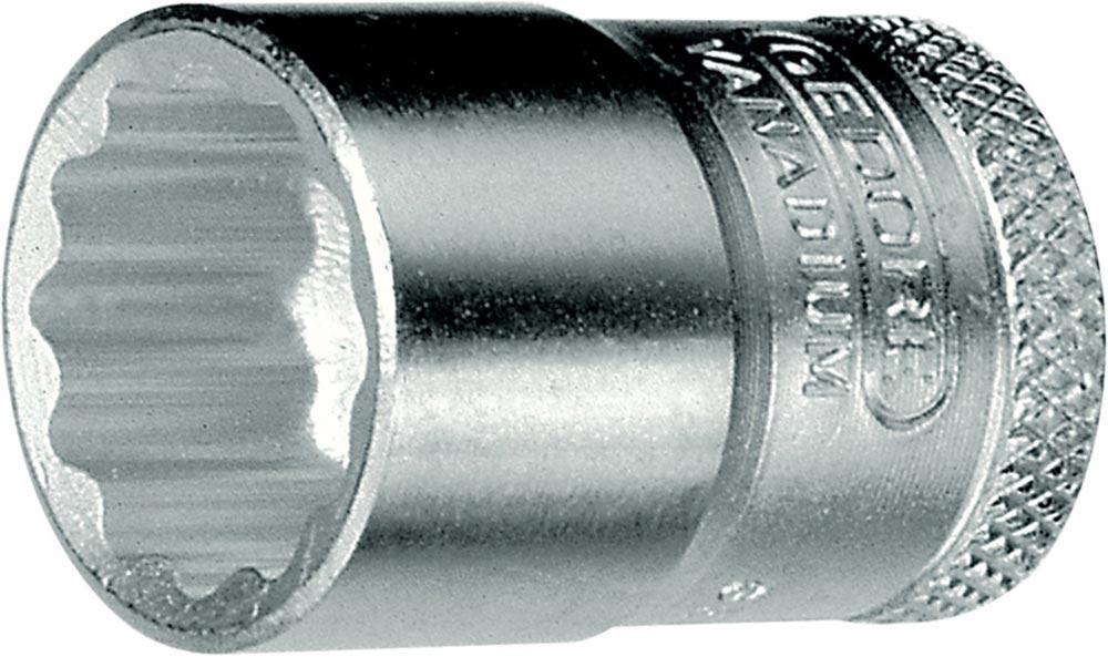 Steckschlüsseleinsatz D 30 3/8  12-kant Schlüsselweite 12 mm Länge 28 mm