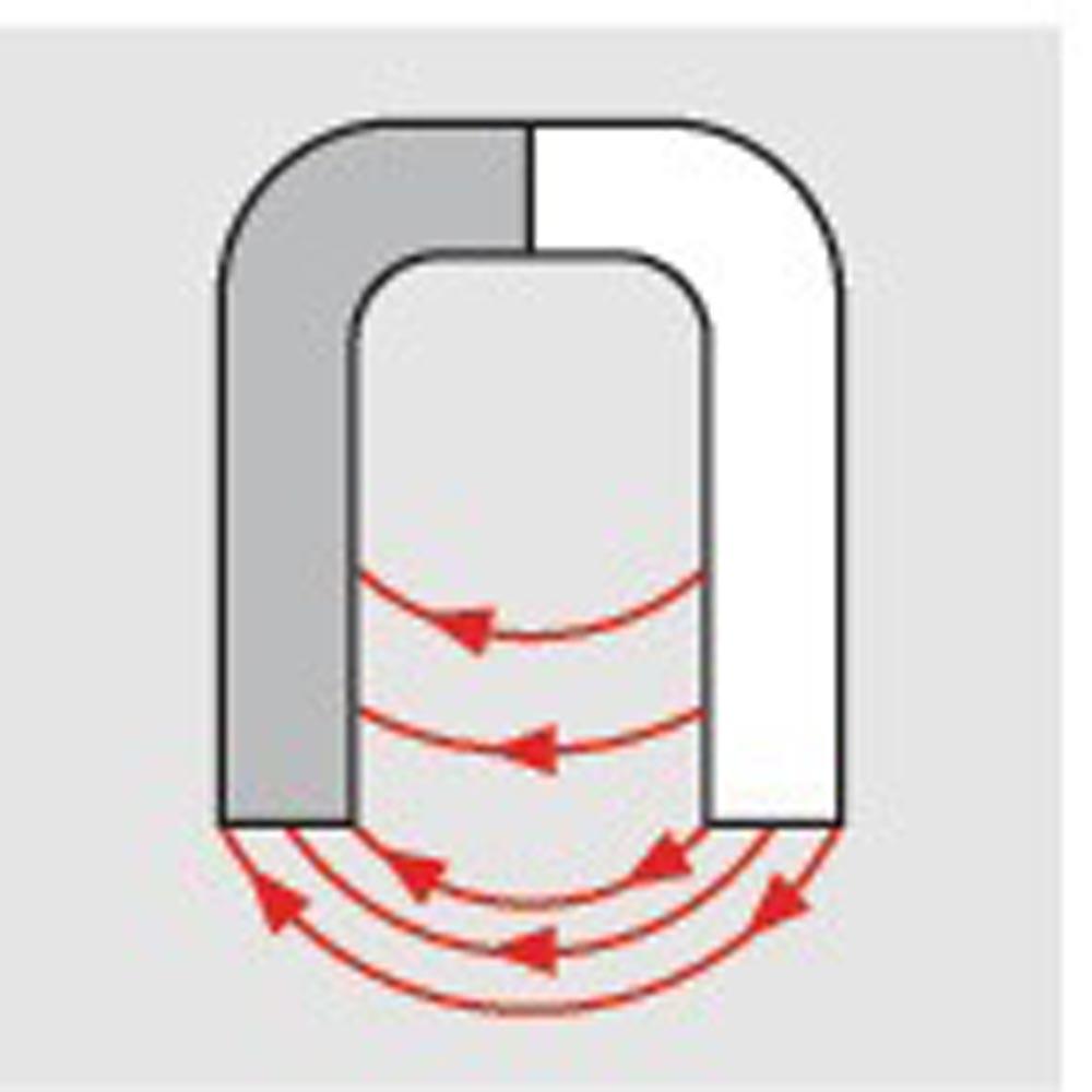 Wasserwaage 100 cm Aluminium silber mit Magnet  0,5 mm/m