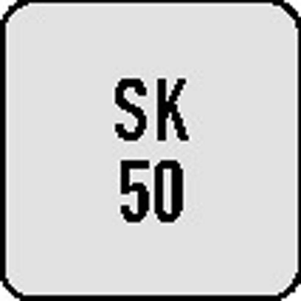 Anzugsbolzen ISO 7388-3 Form AD SK50 mit Bohrung