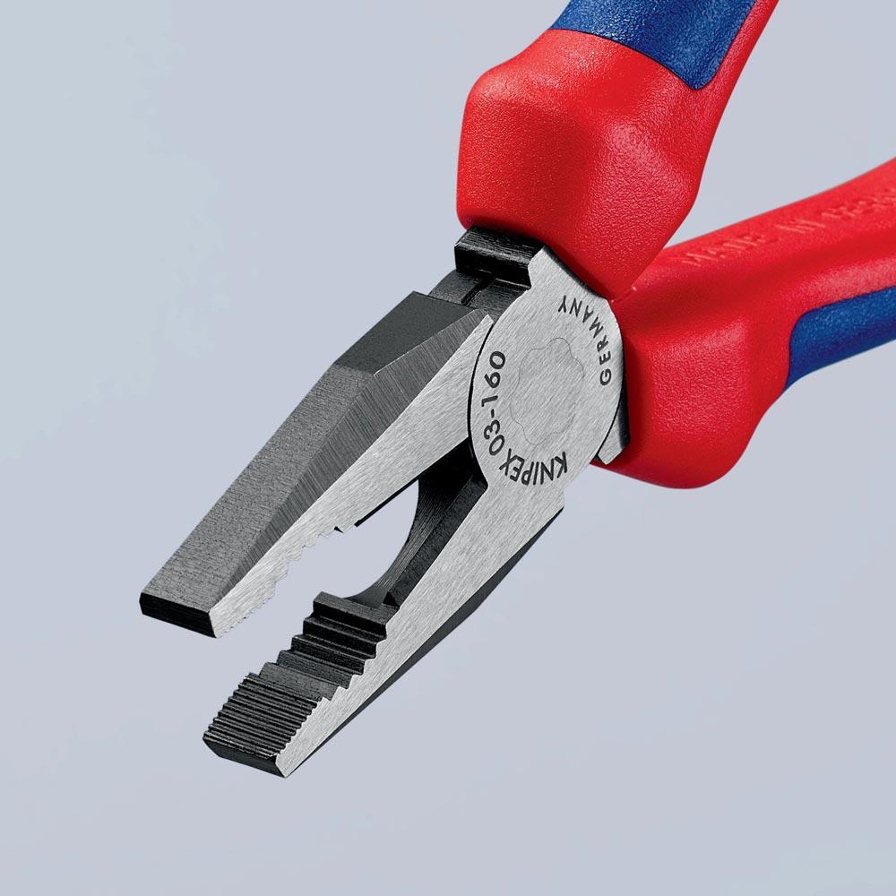 Kombizange Länge 160 mm poliert Comfort-Griffe