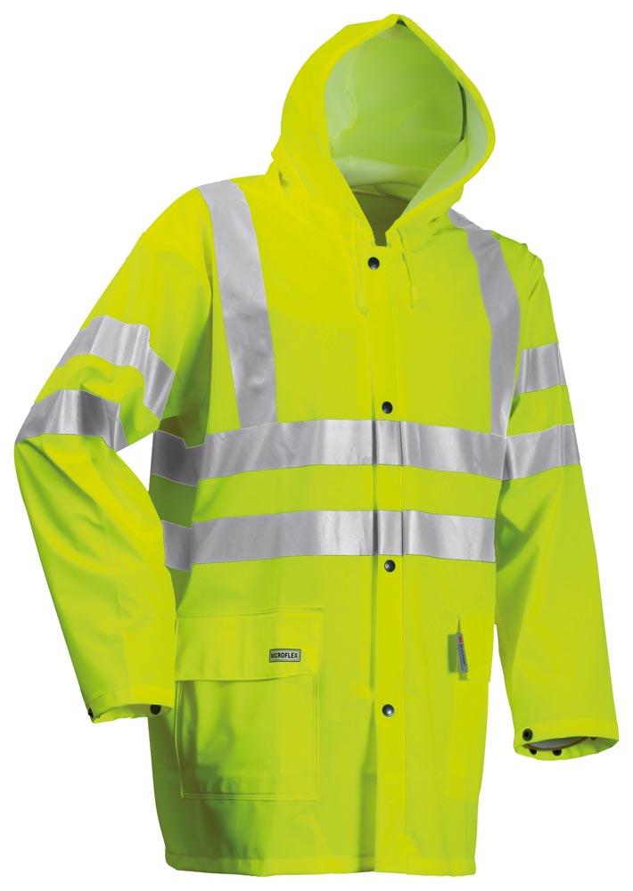 Warnschutz-Regenjacke LR55, Farbe gelb, Gr. L