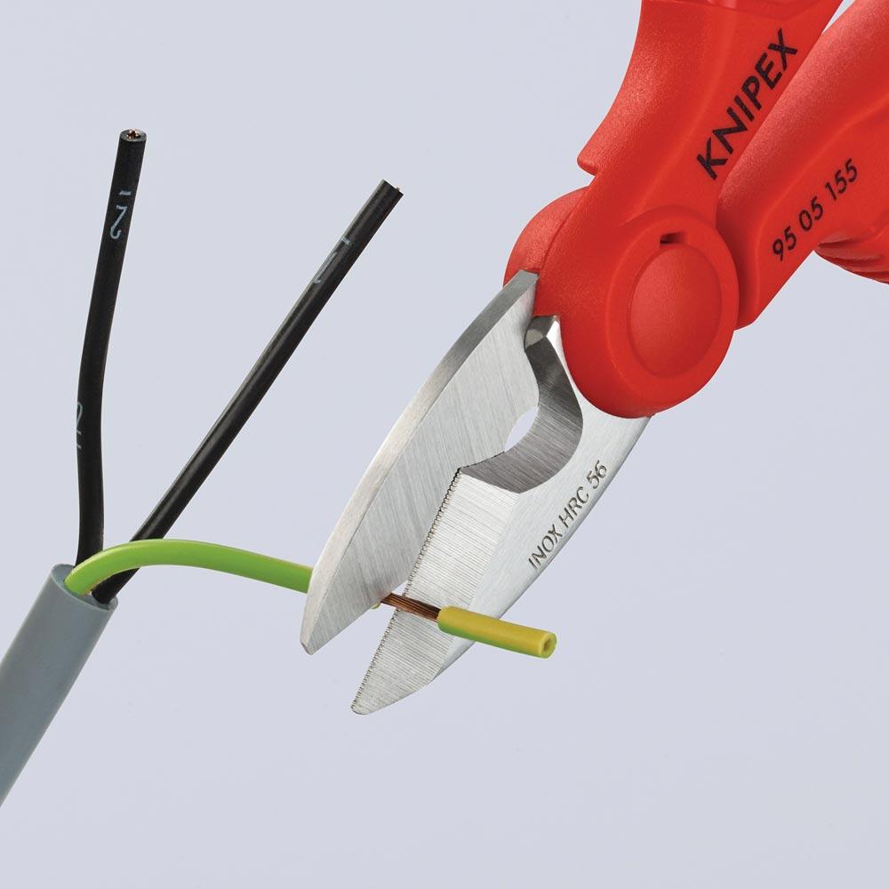Elektriker-/Handwerkerschere Länge 155 mm 2-K.-Hüllen Elektriker-/Handwerkerschere Länge 155 mm 2-K.-Hüllen