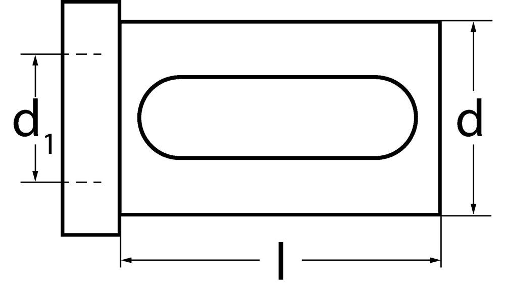 Reduzierbuchse Form 2 Bohrungs-Ø 32 mm Außen-Ø 40 mm Einspannlänge 71 mm