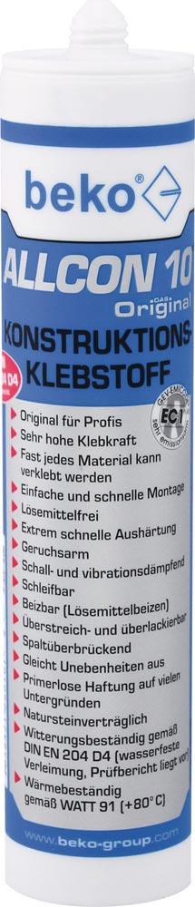 Konstruktionskleber Allcon 10 ® beige EN 204: D4 310 ml