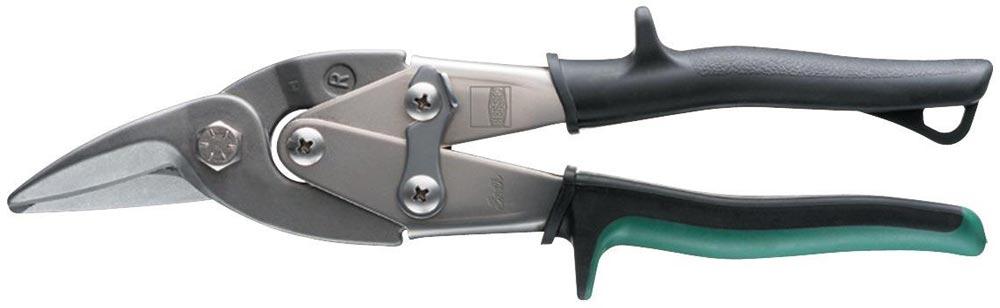 Figurenschere D16L Länge 240 mm links Stahl max. 1,2 mm Edelstahl max. 1 mm