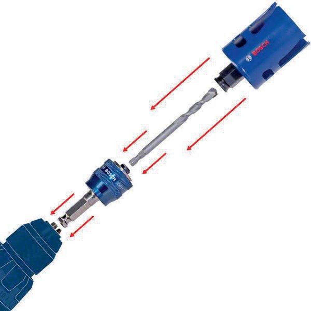 Adapter Power-Change Plus HSS-G-Bohrer für Lochsägen