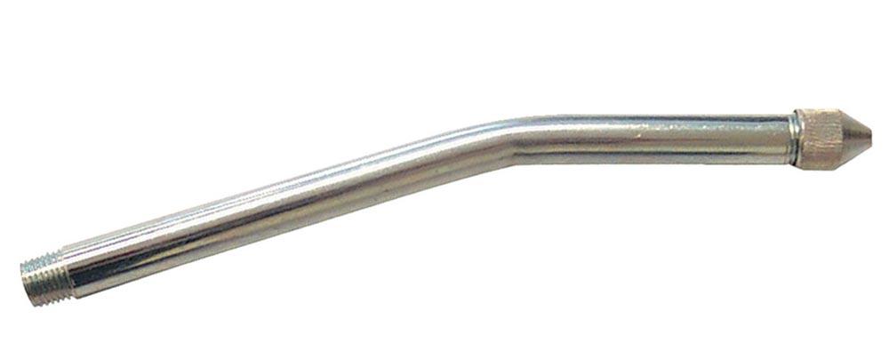 Düsenrohr mit Spitzmundstück M10 x 1 Länge150 mm gebogen