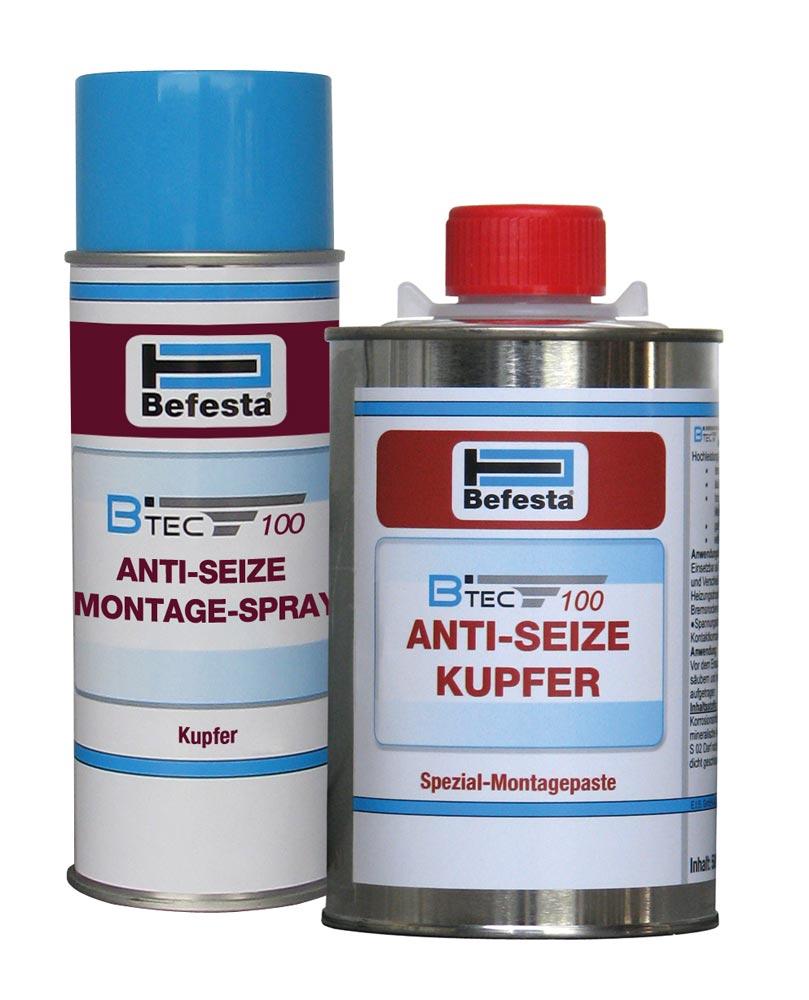 Anti-Seize Montagespray Btec 100 400 ml - Kupfer